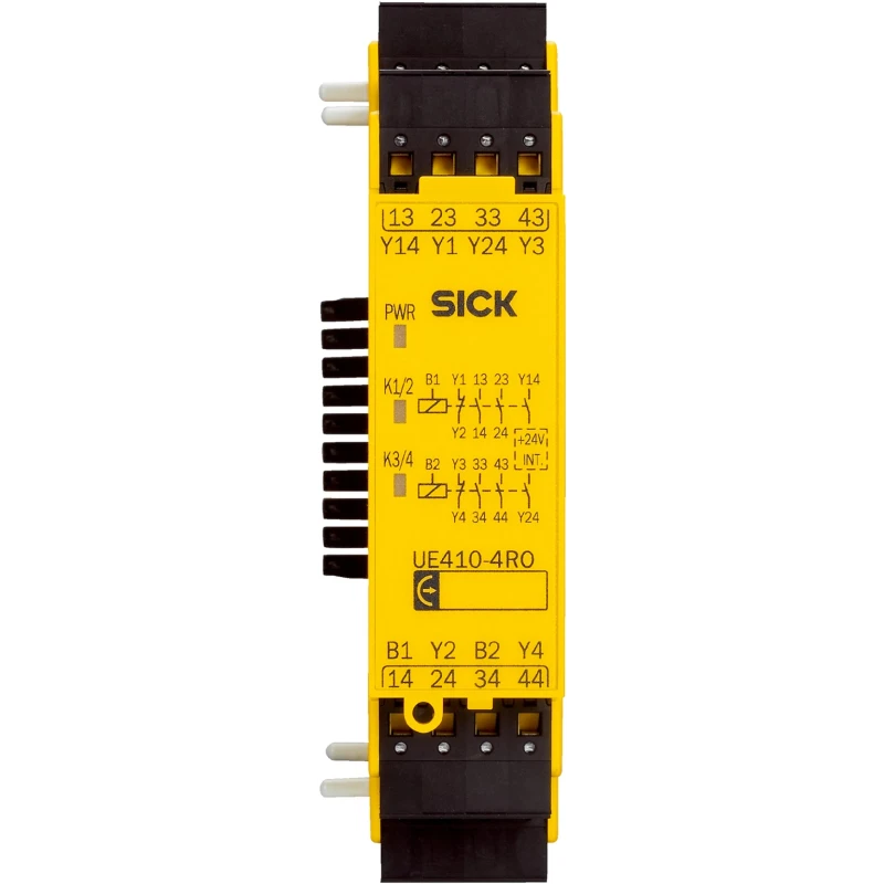 SICK UE410 Series Safety Controller 30V dc, 3.2W Power, 4 Outputs, DIN Rail Mount 