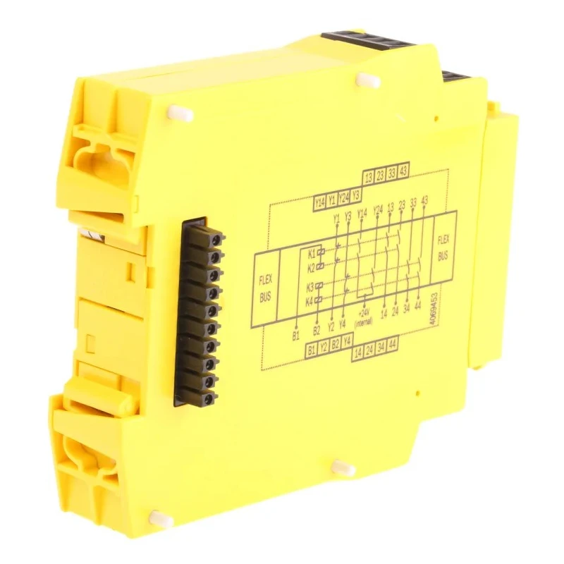 SICK UE410 Series Safety Controller 30V dc, 3.2W Power, 4 Outputs, DIN Rail Mount 