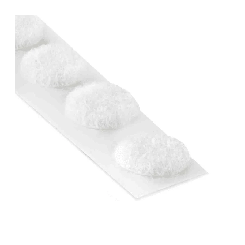 Velcro White Hook & Loop Tape, 22mm Width x 5m Length, Self-Adhesive, Maximum Operating Temperature +90°C EB01022010114527