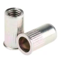 Böllhoff Plain Stainless Steel Threaded Insert M5 Size with 8 mm Flange Diameter, 7 mm Fixing Hole Diameter, 10 34367050230