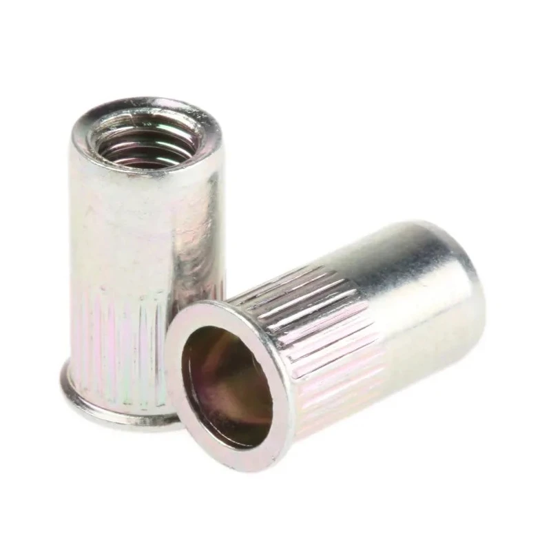 Böllhoff Plain Stainless Steel Threaded Insert M5 Size with 8 mm Flange Diameter, 7 mm Fixing Hole Diameter, 10 34367050230