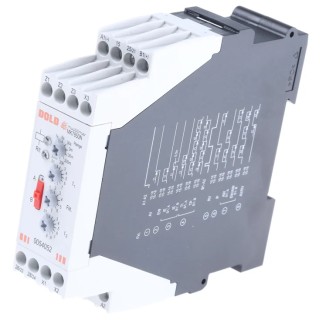 Dold MK 7850N Series DIN Rail Timer Relay, 2-Contact, DPDT, 12 to 240 V AC/DC, 0.06 MK7850N.82/500 AC/DC12-240V 0.02S-300H