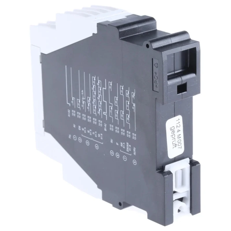 Dold MK 7850N Series DIN Rail Timer Relay, 2-Contact, DPDT, 12 to 240 V AC/DC, 0.06 MK7850N.82/500 AC/DC12-240V 0.02S-300H