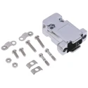 MH Connectors MHCCOV-9SC-MP Series ABS Straight D-Sub Backshell 9 Way Strain Relief MHCCOV-9SC-MP