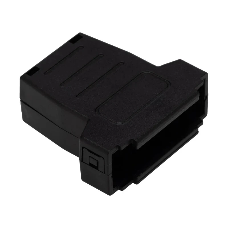 MH Connectors ABS Angled, Straight D-Sub Backshell 15 Way Strain Relief MHDSSK-P-15-L-K