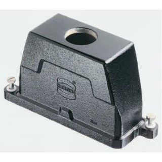 HARTING HAN HPR Range Heavy Duty Power Connector Hood Die Cast Aluminium IP68 Side Entry M25 19400060511
