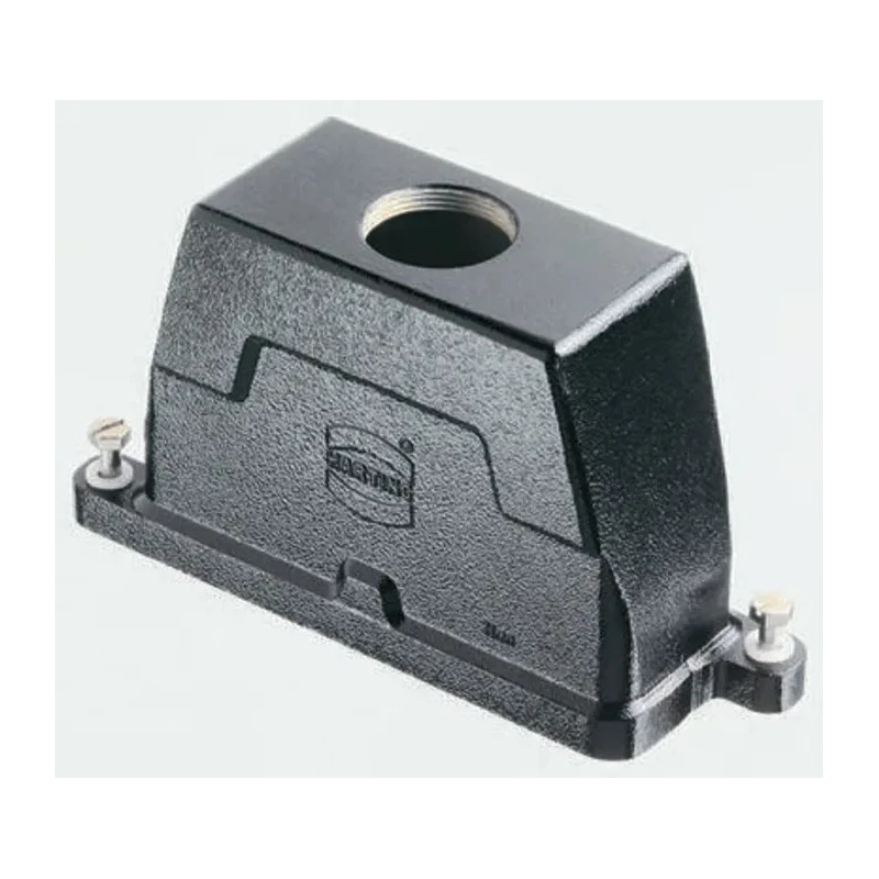 HARTING HAN HPR Range Heavy Duty Power Connector Hood Die Cast Aluminium IP68 Side Entry M25 19400060511