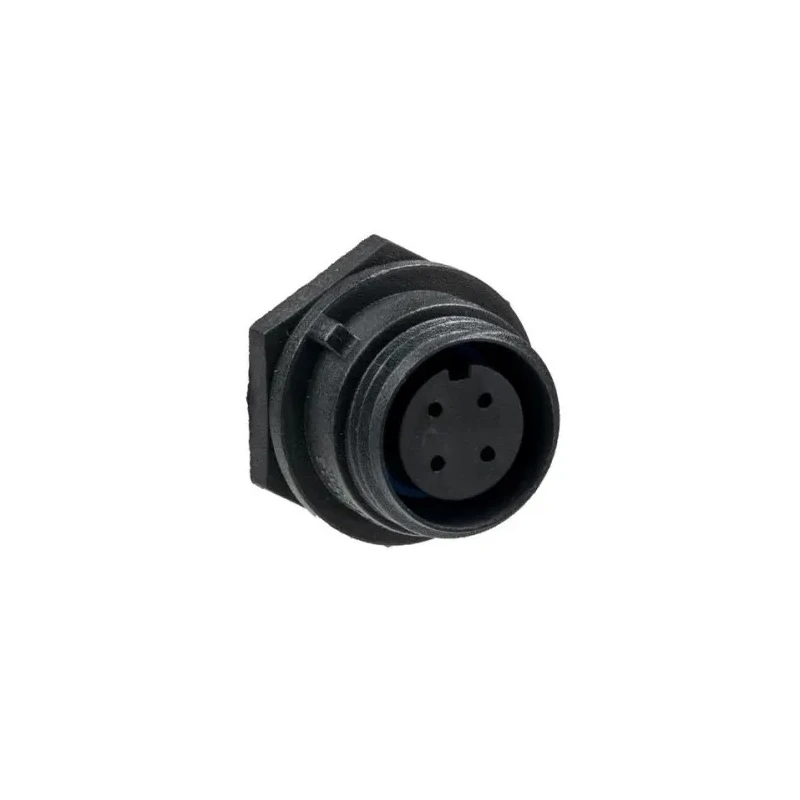 Bulgin 4-Contact Miniature Front Mount Circular Connector Socket, Female, IP68 Waterproof Buccaneer 400 Series PX0412/04S