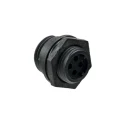 Bulgin 4-Contact Miniature Front Mount Circular Connector Socket, Female, IP68 Waterproof Buccaneer 400 Series PX0412/04S