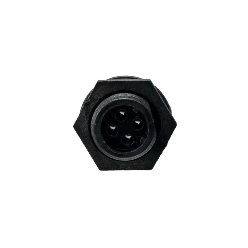 Bulgin 4-Contact Miniature Front Mount Circular Connector Socket, Female, IP68 Waterproof Buccaneer 400 Series PX0412/04S
