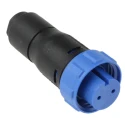 Bulgin Buccaneer 400 Series Circular Connector, 2 Contacts, Miniature Cable Socket, Female, IP68, 8A, 250V PX0410/02S/5560