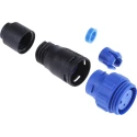 Bulgin Buccaneer 400 Series Miniature 2-Contact Female Cable Socket Circular Connector 250V 8A PX0411/02S/5560