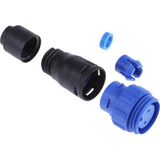 Bulgin Buccaneer 400 Series Miniature 2-Contact Female Cable Socket Circular Connector 250V 8A PX0411/02S/5560