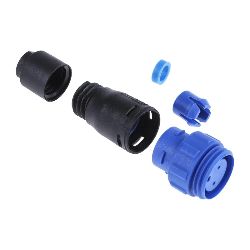 Bulgin Buccaneer 400 Series Miniature 2-Contact Female Cable Socket Circular Connector 250V 8A PX0411/02S/5560
