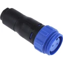 Bulgin Buccaneer 400 Series Miniature 2-Contact Female Cable Socket Circular Connector 250V 8A PX0411/02S/5560