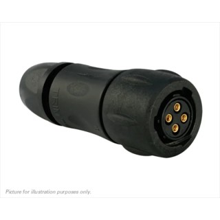 Souriau Sunbank by Eaton Circular Connector 4 Contacts Cable Standard Socket Female IP68 IP69K 