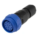 Bulgin Circular Connector Cable Socket, 12 Contacts, Miniature, Female, IP68, Buccaneer 400 Series PX0411/12S/6065