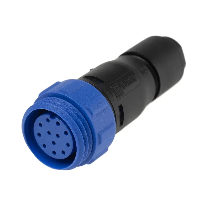 Bulgin Circular Connector Cable Socket, 12 Contacts, Miniature, Female, IP68, Buccaneer 400 Series PX0411/12S/6065