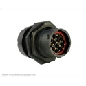 Souriau Sunbank by Eaton Circular Connector, 12 Contacts, Panel Mount, Standard Size, Plug Male, IP68 IP69K UTS7GN1412P