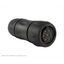Souriau Sunbank by Eaton Circular Connector, 7 Contacts, Cable Mount, Standard Size, Socket Female, IP69K Rated, 300V IP68