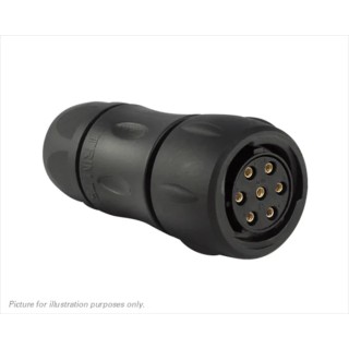 Souriau Sunbank by Eaton Circular Connector, 7 Contacts, Cable Mount, Standard Size, Socket Female, IP69K Rated, 300V IP68