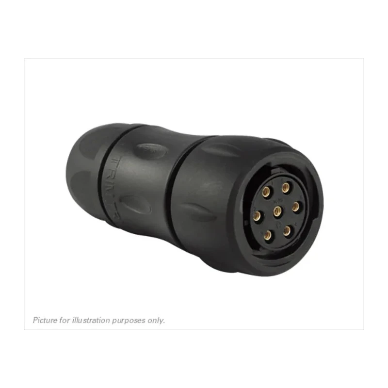 Souriau Sunbank by Eaton Circular Connector, 7 Contacts, Cable Mount, Standard Size, Socket Female, IP69K Rated, 300V IP68