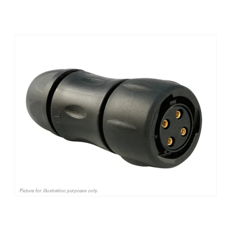 Souriau Sunbank by Eaton Industrial Circular Connector 4 Contacts Cable Mount Socket Female IP68 IP69K 320V 16A UTS6JC124SSCR