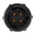 Souriau Sunbank by Eaton Industrial Circular Connector 4 Contacts Cable Mount Socket Female IP68 IP69K 320V 16A UTS6JC124SSCR