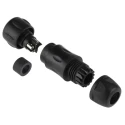 Souriau Sunbank by Eaton Industrial Circular Connector 4 Contacts Cable Mount Socket Female IP68 IP69K 320V 16A UTS6JC124SSCR