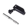 Schutzinger Male Banana Plug 4 mm Connector, Screw Termination, 60V, 16A, Nickel Plated FK15S BLK