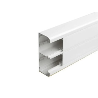 Legrand MOSAIC White Cable Trunking W130mm x D50 mm Length 2 m Polyvinyl Chloride W130mm