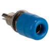 Schutzinger Blue Female Banana Socket 4 mm Connector Screw Termination 60V 32A Nickel Plating IBU401 BLUE