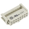 HARTING 16-Way IDC Connector Female for Cable, 2 Row, 320V AC, 2.5A, Gold Plating, SEK 18 Series 09185166803