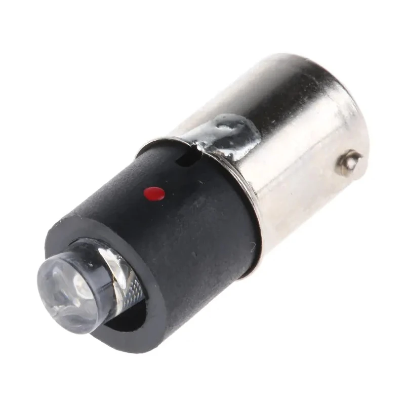 Marl Red Indicator Lamp Single Chip, 48 V AC/DC, 8 V AC/DC, BA9 Base, 4.9 mm Diameter, 11000mcd 255-501-64-38
