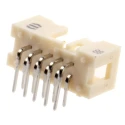 HARTING SEK 19 Series Right Angle Through Hole PCB Header, 10 Contacts, 2.54 mm Pitch, 2 Row, Shrouded, 1000V 09195106323
