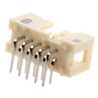HARTING SEK 19 Series Right Angle Through Hole PCB Header, 10 Contacts, 2.54 mm Pitch, 2 Row, Shrouded, 1000V 09195106323