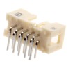 HARTING SEK 19 Series Right Angle Through Hole PCB Header, 10 Contacts, 2.54 mm Pitch, 2 Row, Shrouded, 1000V 09195106323