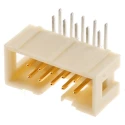 HARTING SEK 19 Series Right Angle Through Hole PCB Header, 10 Contacts, 2.54 mm Pitch, 2 Row, Shrouded, 1000V 09195106323