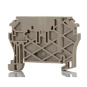 Weidmüller WDU Series DIN Rail Terminal Block Dark Beige 10mm² 1-Level Screw ATEX 1781750000