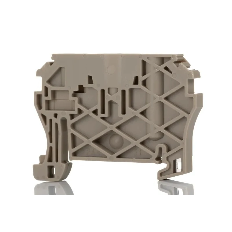 Weidmüller WDU Series DIN Rail Terminal Block Dark Beige 10mm² 1-Level Screw ATEX 1781750000