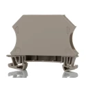 Weidmüller WDU Series DIN Rail Terminal Block Dark Beige 10mm² 1-Level Screw ATEX 1781750000