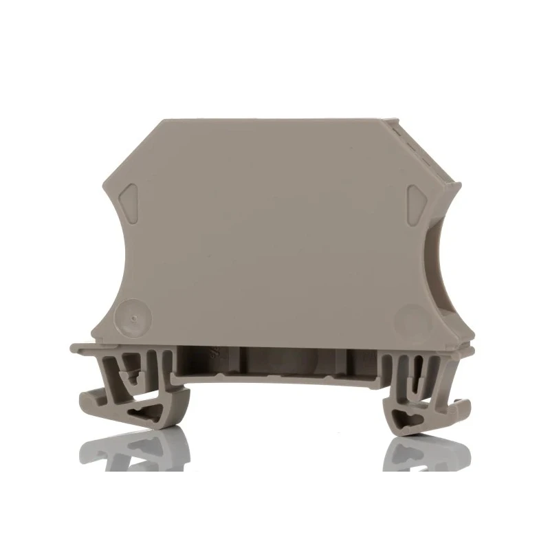 Weidmüller WDU Series DIN Rail Terminal Block Dark Beige 10mm² 1-Level Screw ATEX 1781750000