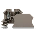 Weidmüller WDU Series DIN Rail Terminal Block Dark Beige 10mm² 1-Level Screw ATEX 1781750000