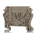 Weidmüller WDU Series DIN Rail Terminal Block Dark Beige 10mm² 1-Level Screw ATEX 1781750000