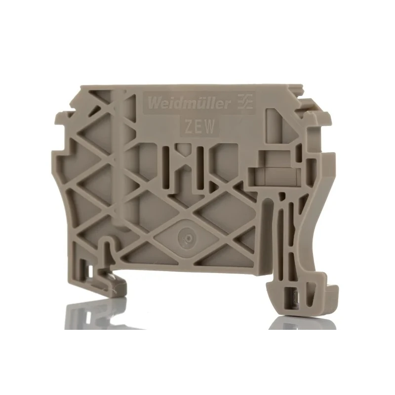 Weidmüller WDU Series DIN Rail Terminal Block Dark Beige 10mm² 1-Level Screw ATEX 1781750000