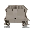 Weidmüller WDU Series DIN Rail Terminal Block Dark Beige 10mm² 1-Level Screw ATEX 1781750000