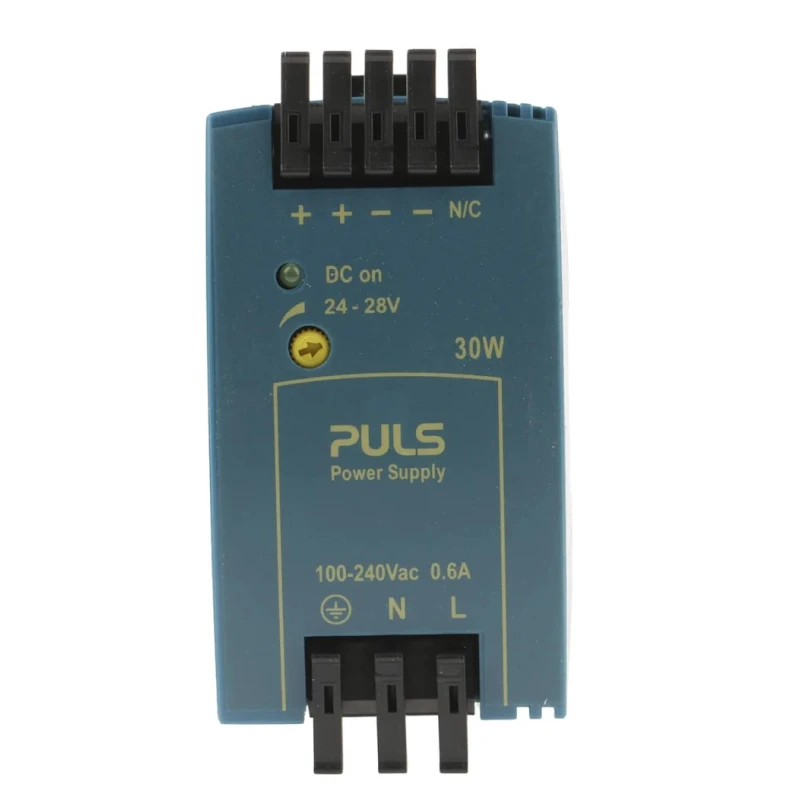 Block MiniLine Switched Mode DIN Rail Power Supply 240V AC Input 28V DC Output 1.3A 30W ML30.100