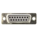 HARTING D-Sub Standard 15 Way Right Angle 2.77 mm Pitch Cable D-Sub Connector Female 09662186500