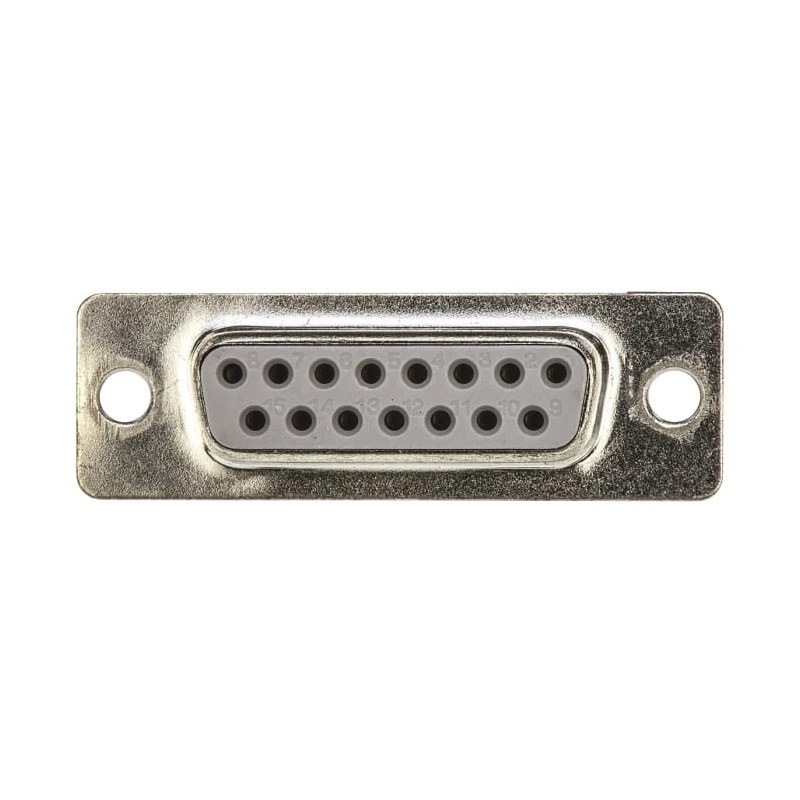 HARTING D-Sub Standard 15 Way Right Angle 2.77 mm Pitch Cable D-Sub Connector Female 09662186500
