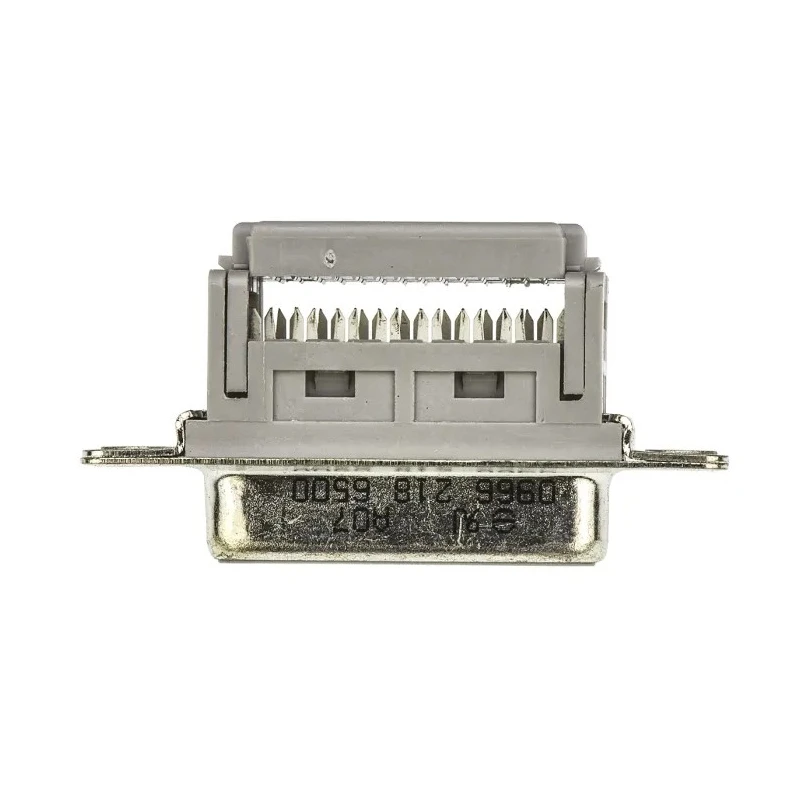 HARTING D-Sub Standard 15 Way Right Angle 2.77 mm Pitch Cable D-Sub Connector Female 09662186500